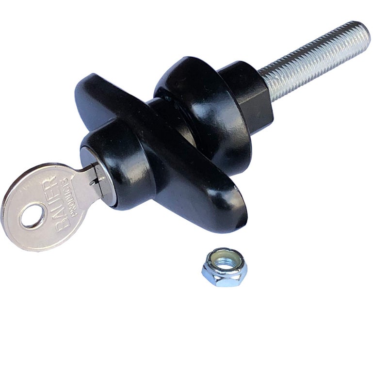 Bauer Products Truck Cap Bonded Door T-Handle Lock T500-4 - Image 1